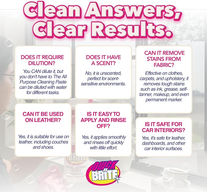 Quick 'n Brite All Purpose Cleaning Paste – Miracle Cleaner - Image 8