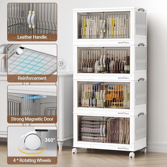 BROVIEW 300Qt Stackable Storage Bins - Image 5