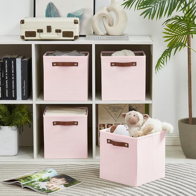 Collapsible Fabric Storage Cube Bins - Image 7