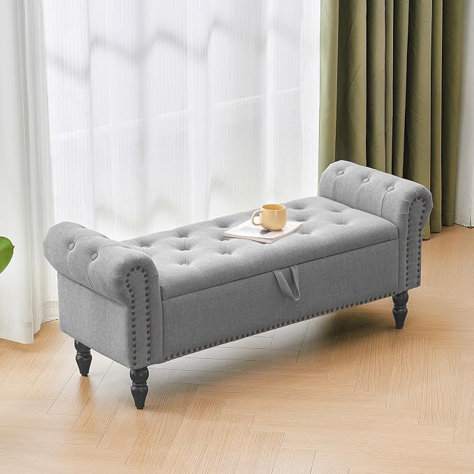 Furnimart Storage Ottoman Bench - Image 7