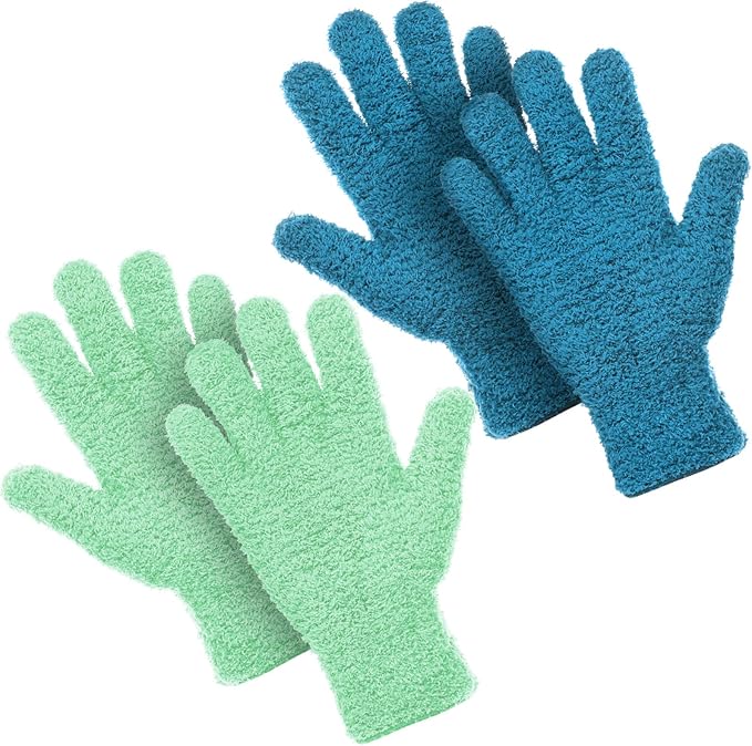Patelai 2 Pairs Microfiber Gloves by Patelai