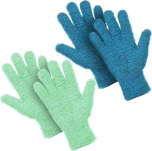 Patelai 2 Pairs Microfiber Gloves by Patelai