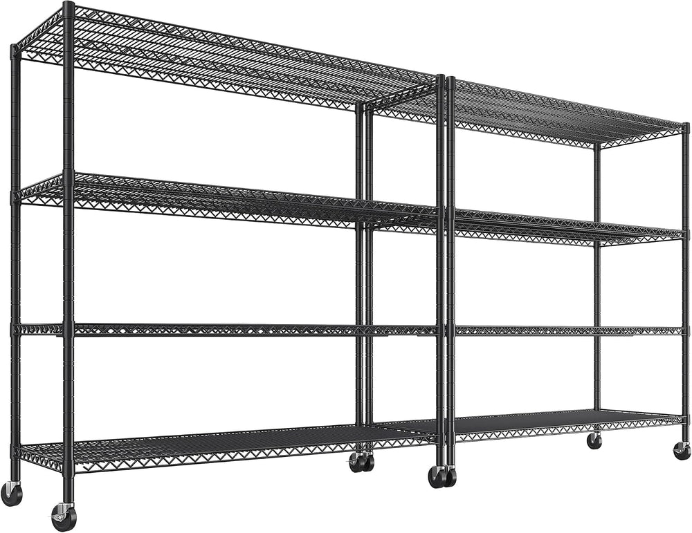 REIBII 55.5''W Storage Shelves 2500LBS Wire Shelving Rack