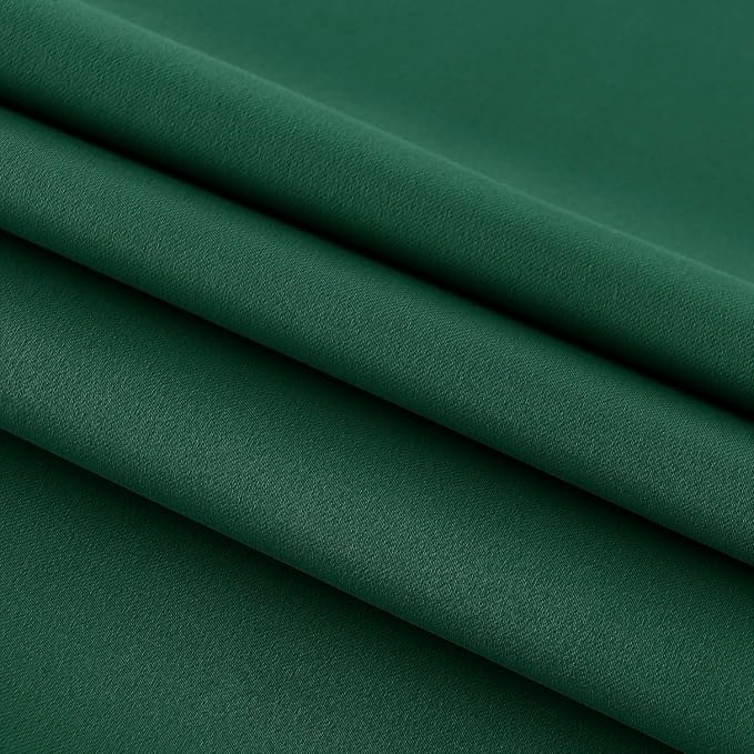 DWCN French Door Curtains – Rod Pocket Thermal Blackout Curtain - Image 5