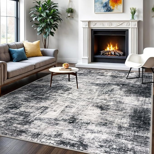 IOHOUZE Modern Abstract Area Rugs 6x9 Ft Washable Rugs by iOhouze