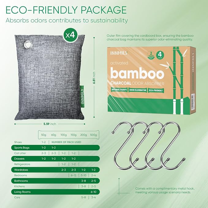 Activated Charcoal Odor Absorber, Odor Eliminator - Image 9