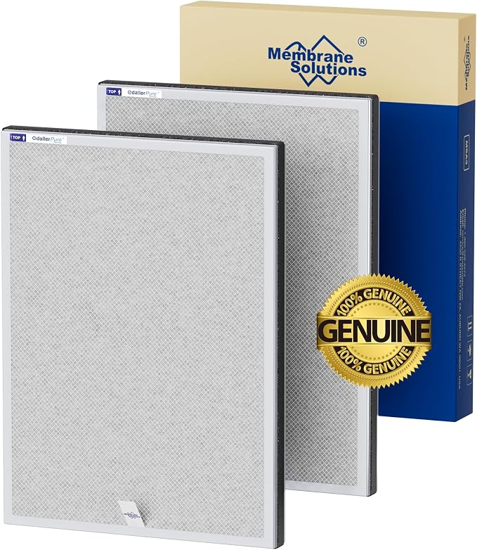 Membrane Solutions MSA3/MSA3S Genuine Smoke Removal Air Purifier Filter by MembraneSolutions