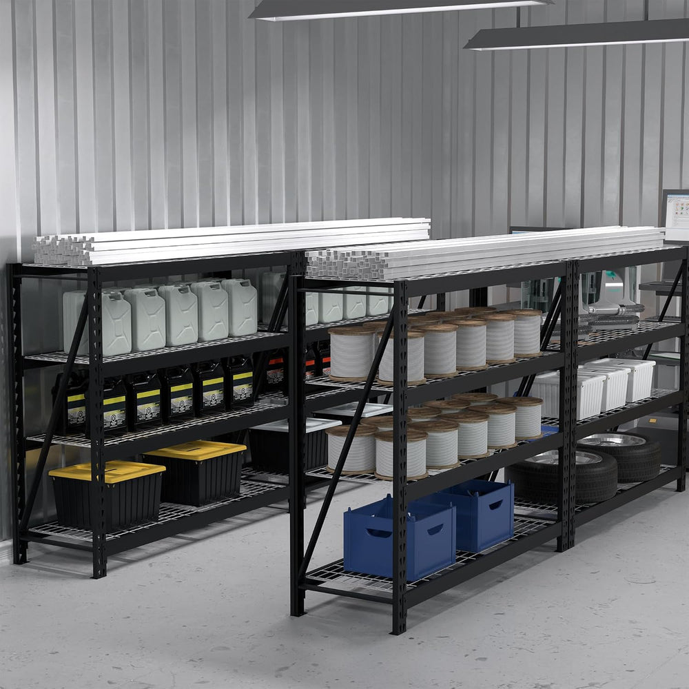 WORKPRO 77" Garage Shelving Unit, 8000LBS Heavy Duty Metal Storage Rack,...