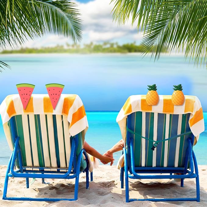 Sieral 8 Pcs Beach Towel Clips Beach Chair Pool Clips - Image 6