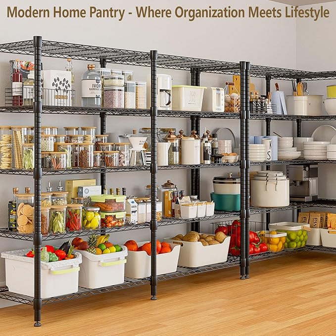 Himimi 72" W Wire Rack Shelving-2000LBS Capacity, Adjustable Storage Shelves - Image 2
