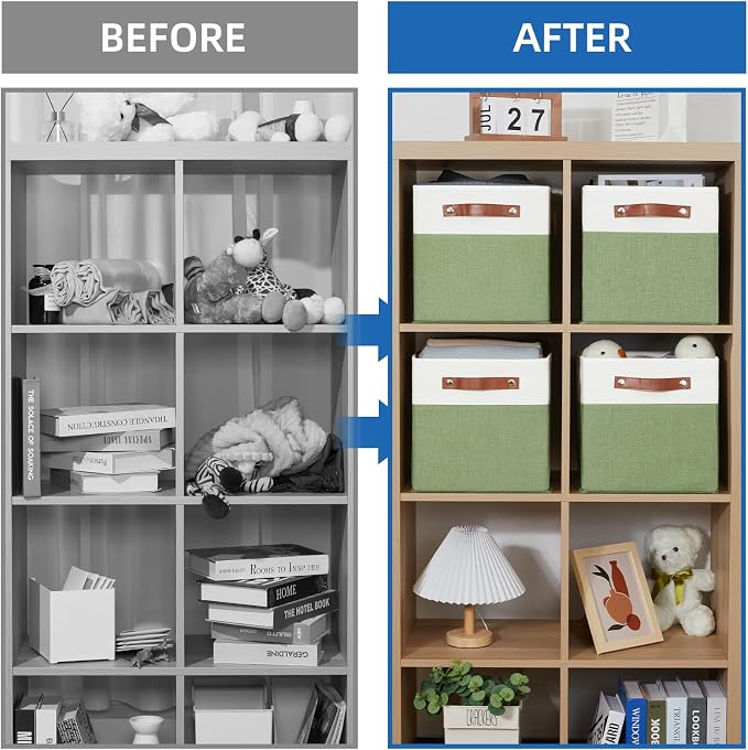 Temary Fabric Storage Bin 11x11 Cube Storage Bins