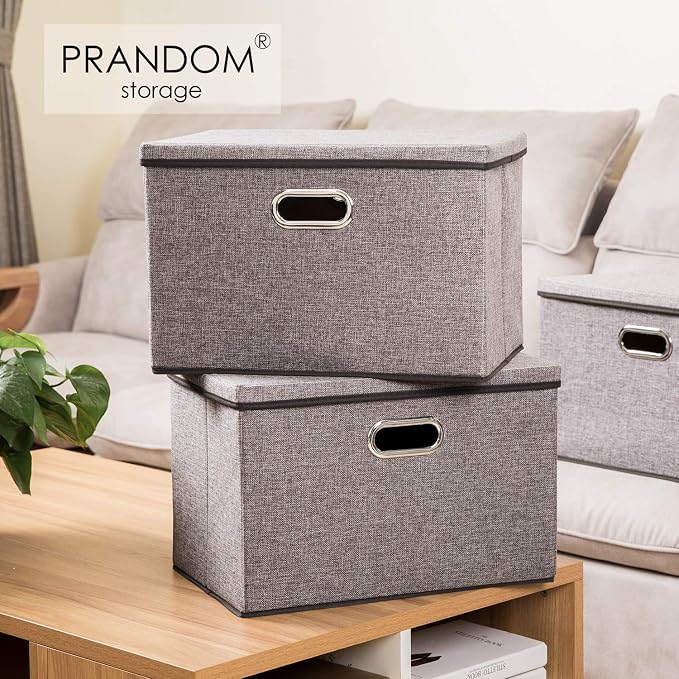 PRANDOM Large Collapsible Storage Bins - Image 2