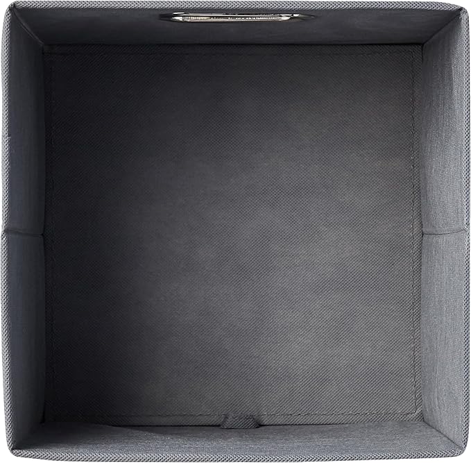 Amazon Basics Collapsible Cube Storage Organizer Bins, 10.5 x 10.5 x 11 inches - Image 3