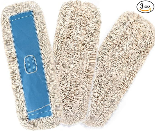 Matthew Cleaning 24'' Industrial Strength Cotton Dust Mop Refill Washable by MATTHEWCLEANINGPRODUCTS