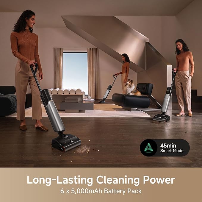 Mova X4 Pro Wet Dry Vacuum Cleaner, 20000Pa Cordless Vacuum Mop - Image 8