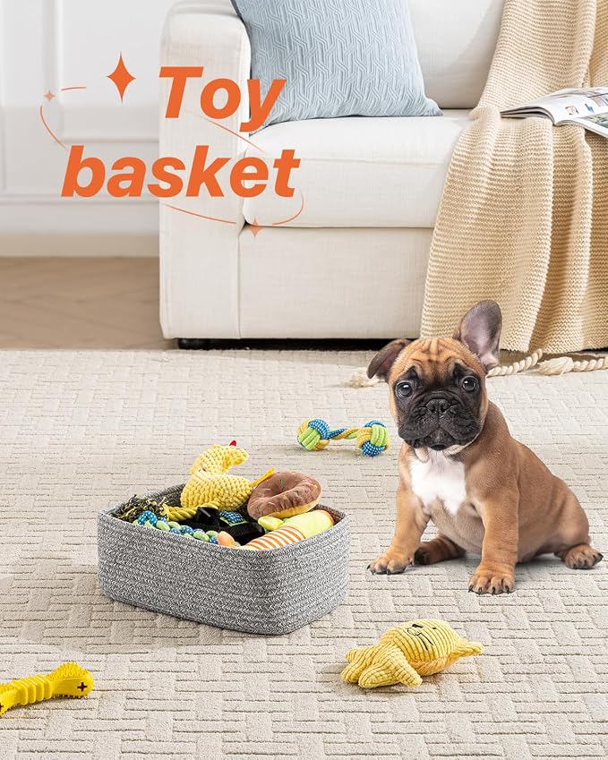 Small Woven Basket, Storage Basket - Image 5