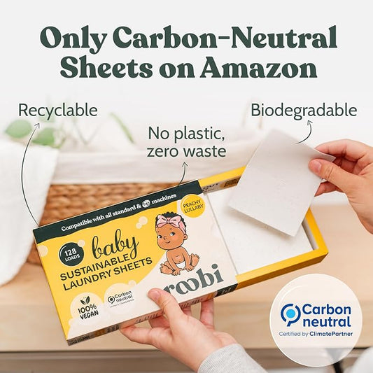 Roobi Baby Laundry Detergent Sheets. Specially Formulated - Image 2