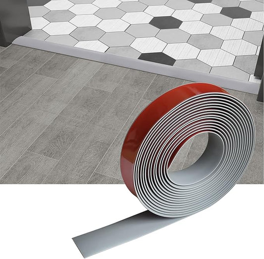 Floor/Door Flat Transition Strip & Self Adhesive Vinyl Edge Trim by HJHUAJ