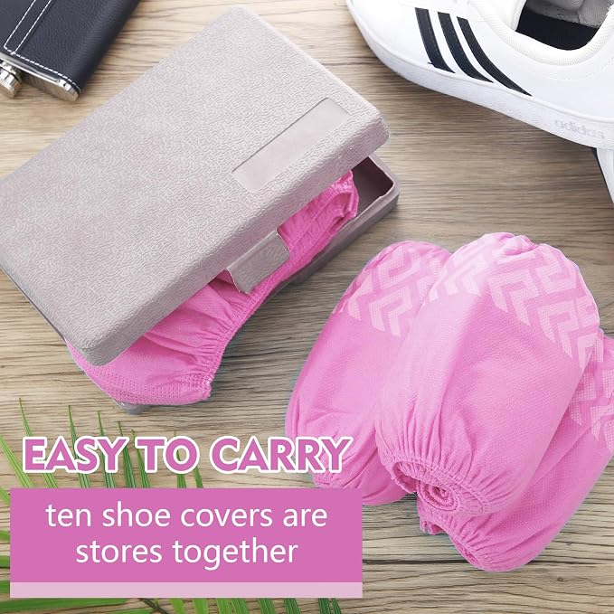 Zhanmai 300 Pack Disposable Shoe Covers Non Slip Disposable Large Foot Booties - Image 7
