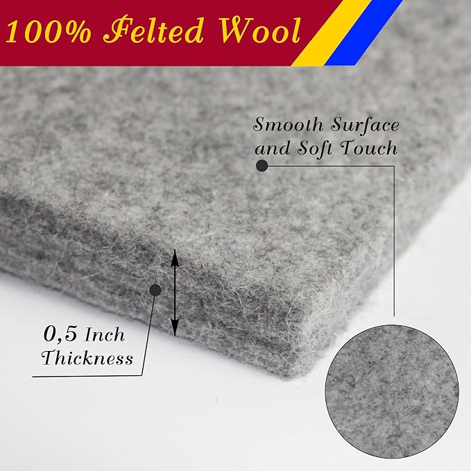 Wool Pressing Mat 60" x 22" Quilting Ironing Pad - Image 2