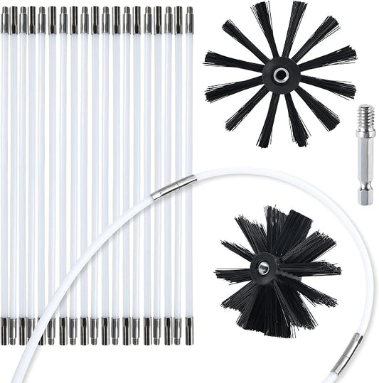 HOKLNUSE Dryer Vent Cleaner Kit Chimney Sweep Cleaning Tools Pellet Stove by HOKLNUSE
