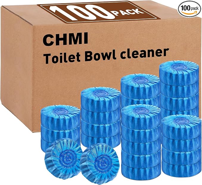 CHMI 100 Pack Toilet Bowl Cleaner Tablets, Long-lasting Bathroom Toilet Tank by CHMI