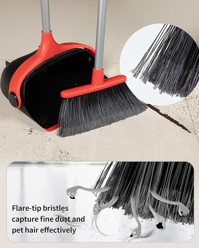 MR.SIGA Broom and Dustpan Set - Image 3