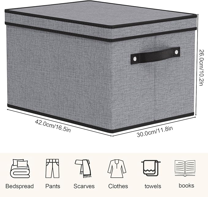 Clothing Storage Bins, Blanket Baskets - Image 4
