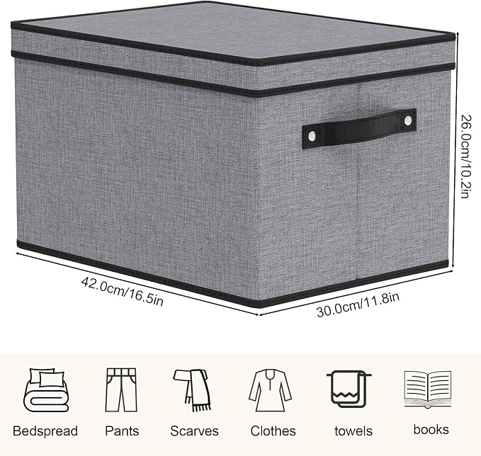 Clothing Storage Bins, Blanket Baskets - Image 4