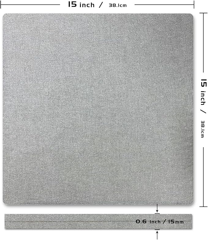 ReArt 15" x 15" Heat Press Mat for Cricut Easypress Both Sides Applicable - Image 2