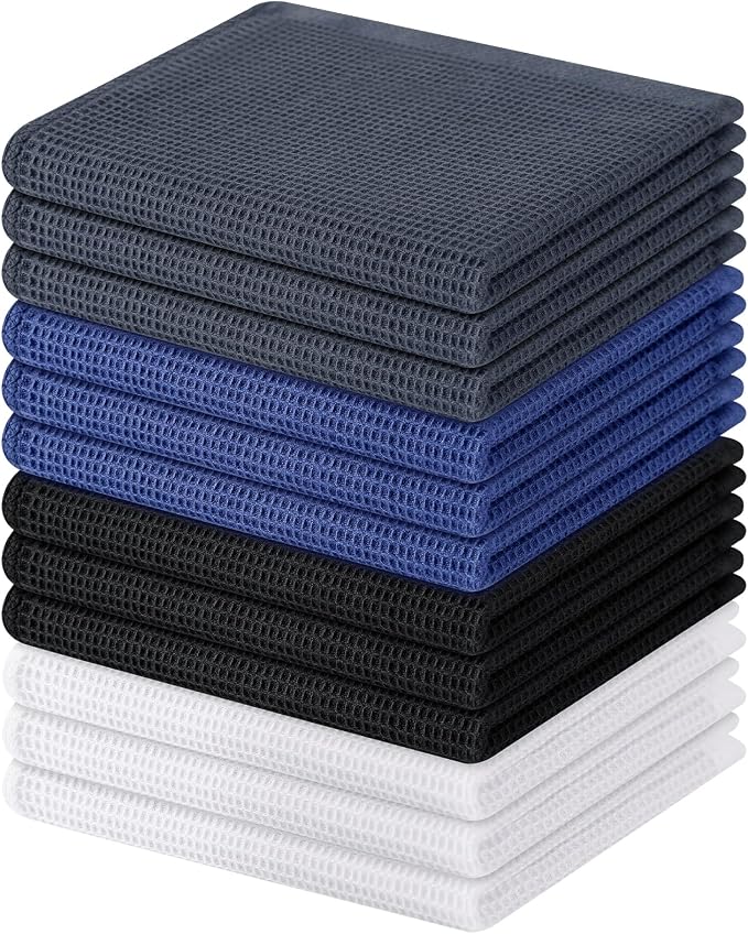 Homaxy 100% Cotton Waffle Weave Dish Cloths by Homaxy