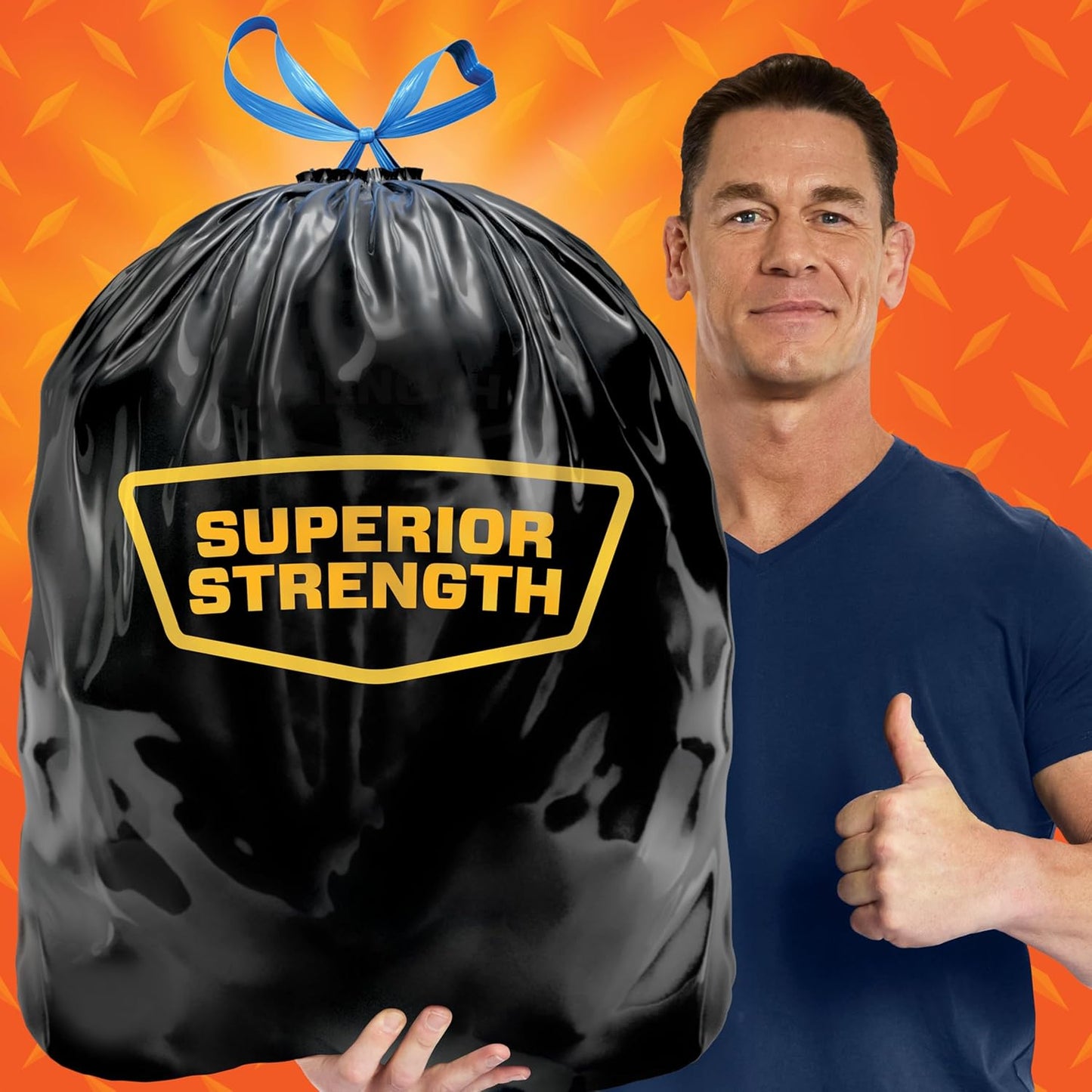 Hefty Strong 30 Gallon Trash_Bags, Large Trash-Bags 30 Gallon Size, Durable Drawstring Enclosure, Resists Punctures, Leaks, and Tears, Black, Unscented, 56 Bags (Pack of 3)