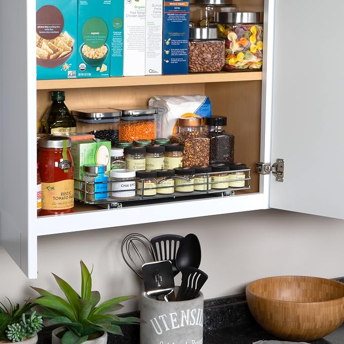 Pull Out Cabinet Organizer for Spices, Cans - Image 9