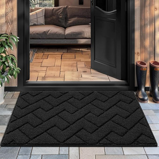 hicorfe Front Door Mat Indoor Entrance, Stain and Fade Resistant, Non Slip by Hicorfe