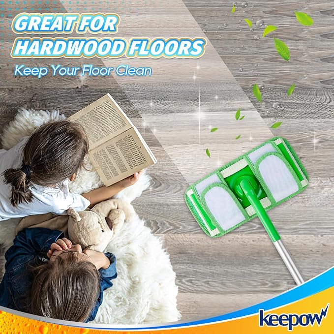 KEEPOW Reusable Mop Pads Compatible - Image 6