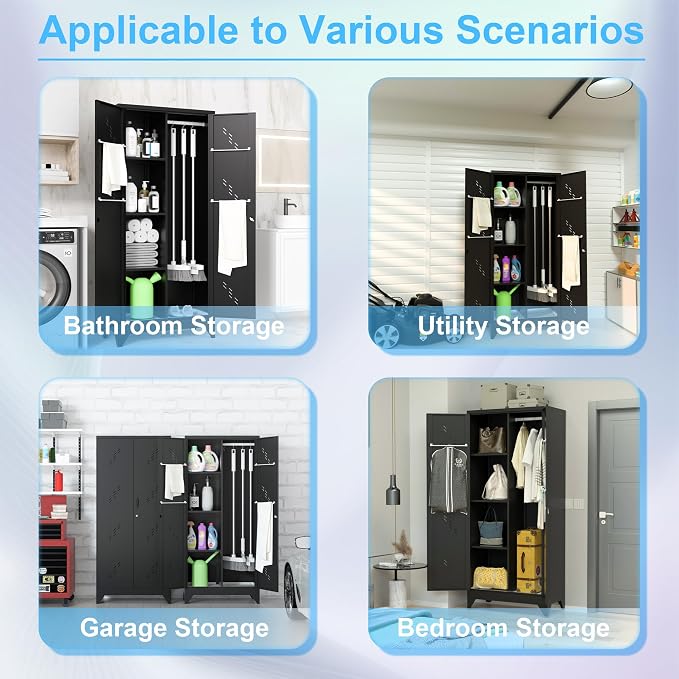 71'' Metal Storage Cabinet - Image 4
