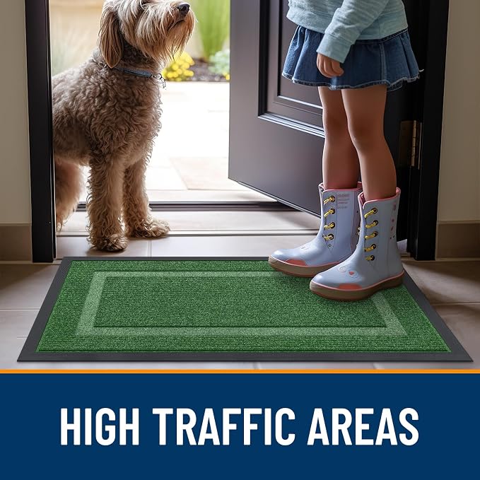 OLANLY Front Door Mat Indoor Outdoor Entrance, Waterproof All-Season, - Image 7