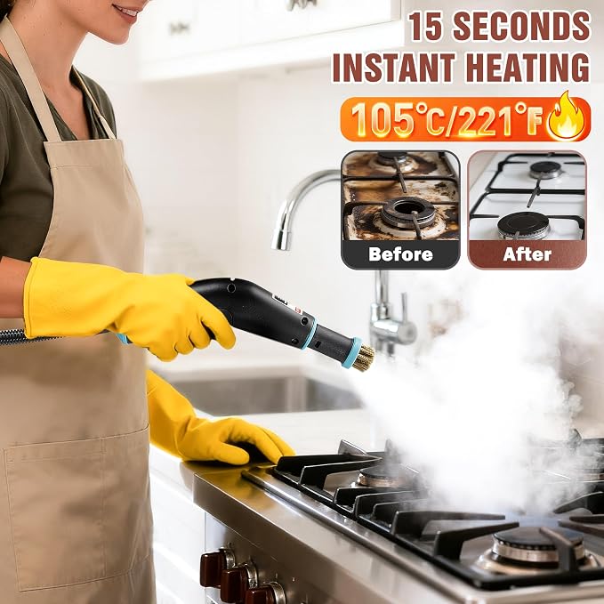 Steam Cleaner, 4 Bar High Pressure Steamer - Image 2