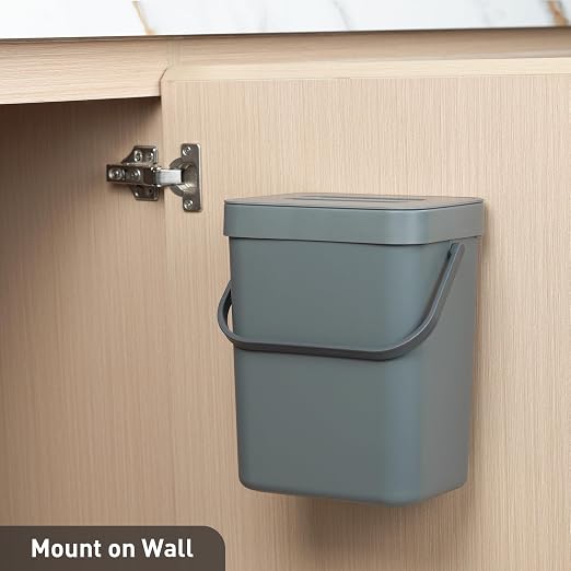 EKO Puro Mini Wall-Mounted Kitchen Trash Can - Image 5