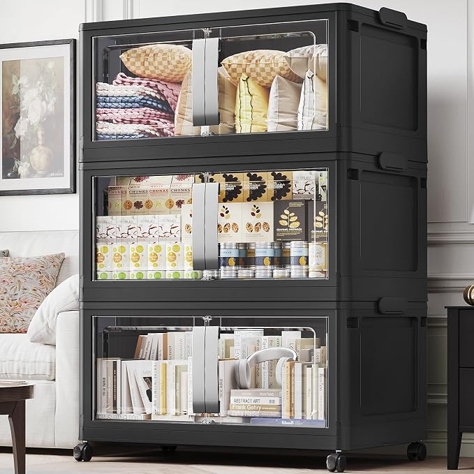 BROVIEW 480QT Stackable Storage Bins by BROVIEW-EnjoytheArtofLife