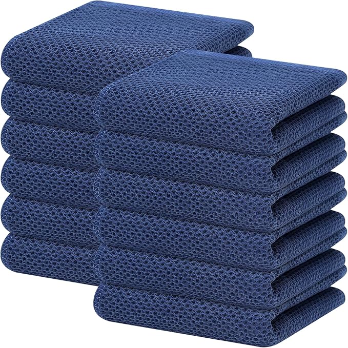 Homaxy 100% Cotton Waffle Weave Kitchen Dish Towels, Ultra Soft Absorbent Quick by Homaxy