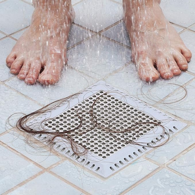 Drain Hair Catcher/Drain Strainer/Square Shower Drain Cover - Image 6