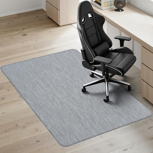 Kuyal Office Chair Mat for Hardwood Floor, Anti Slip, Non-Curve Computer Chair by Kuyal