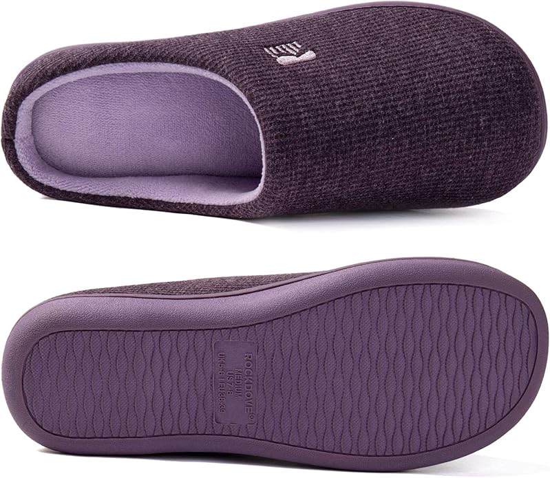 RockDove Women's Original Two-Tone Memory Foam Slipper - Image 2