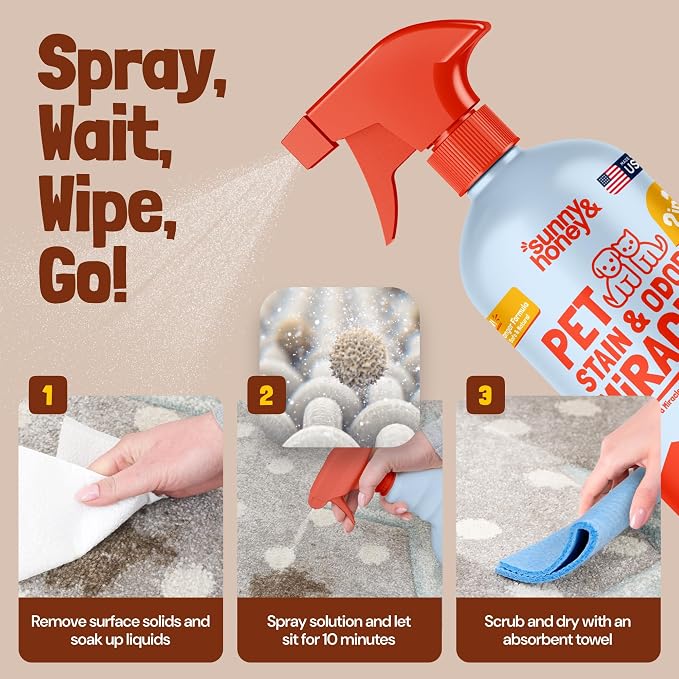 Sunny & Honey Pet Stain Remover & Enzyme Cleaner - Image 7