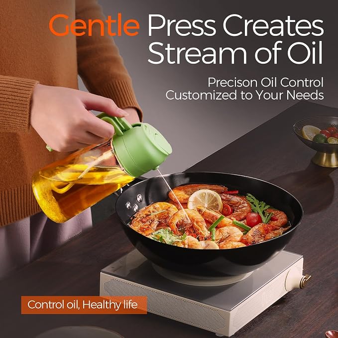 YARRAMATE 16oz/470ml Glass Olive Oil Sprayer - Image 4