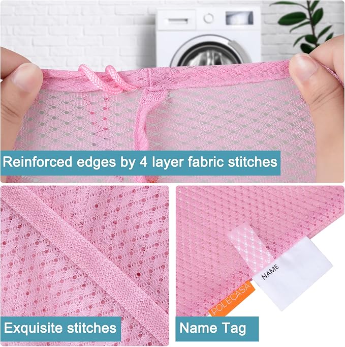Polecasa Heavy Duty Diamond Large Mesh Laundry Bag - Image 5
