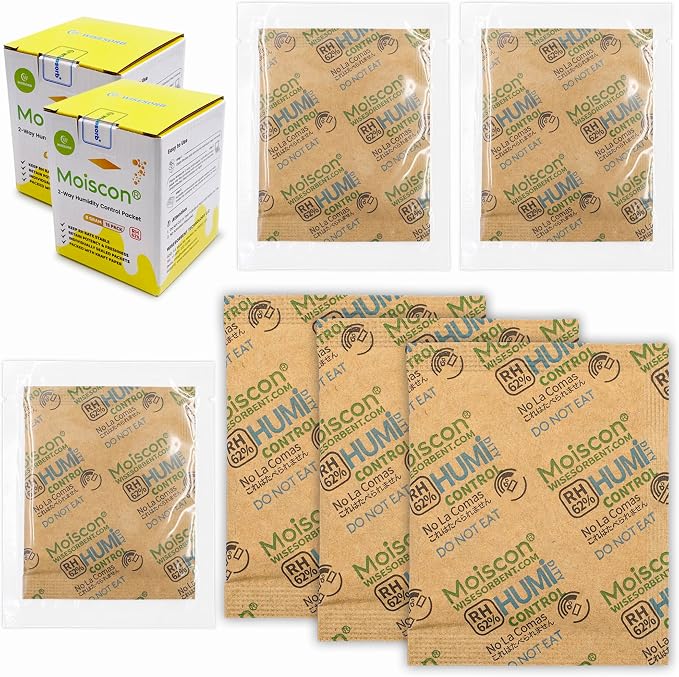 30 Pack 62% RH 8 Gram Two-Way Humidity Control Packs by Wisesorb