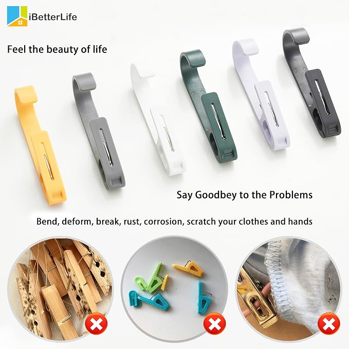 iBetterLife 4Pcs Laundry Hooks - Image 6