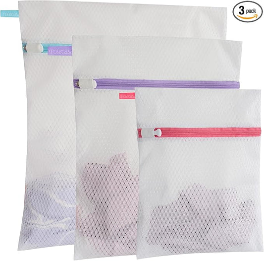 Polecasa 3Pcs Extra Durable 125g Diamond Mesh Laundry Bags by Polecasa